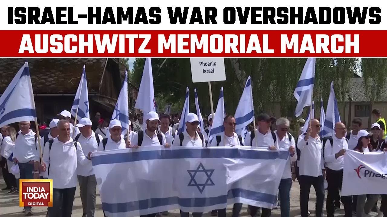 Yearly memorial march at Auschwitz overshadowed by Israel-Hamas war